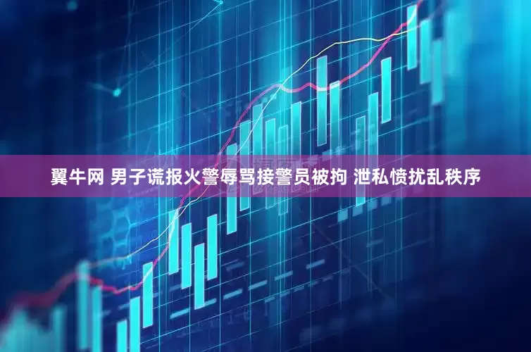翼牛网 男子谎报火警辱骂接警员被拘 泄私愤扰乱秩序